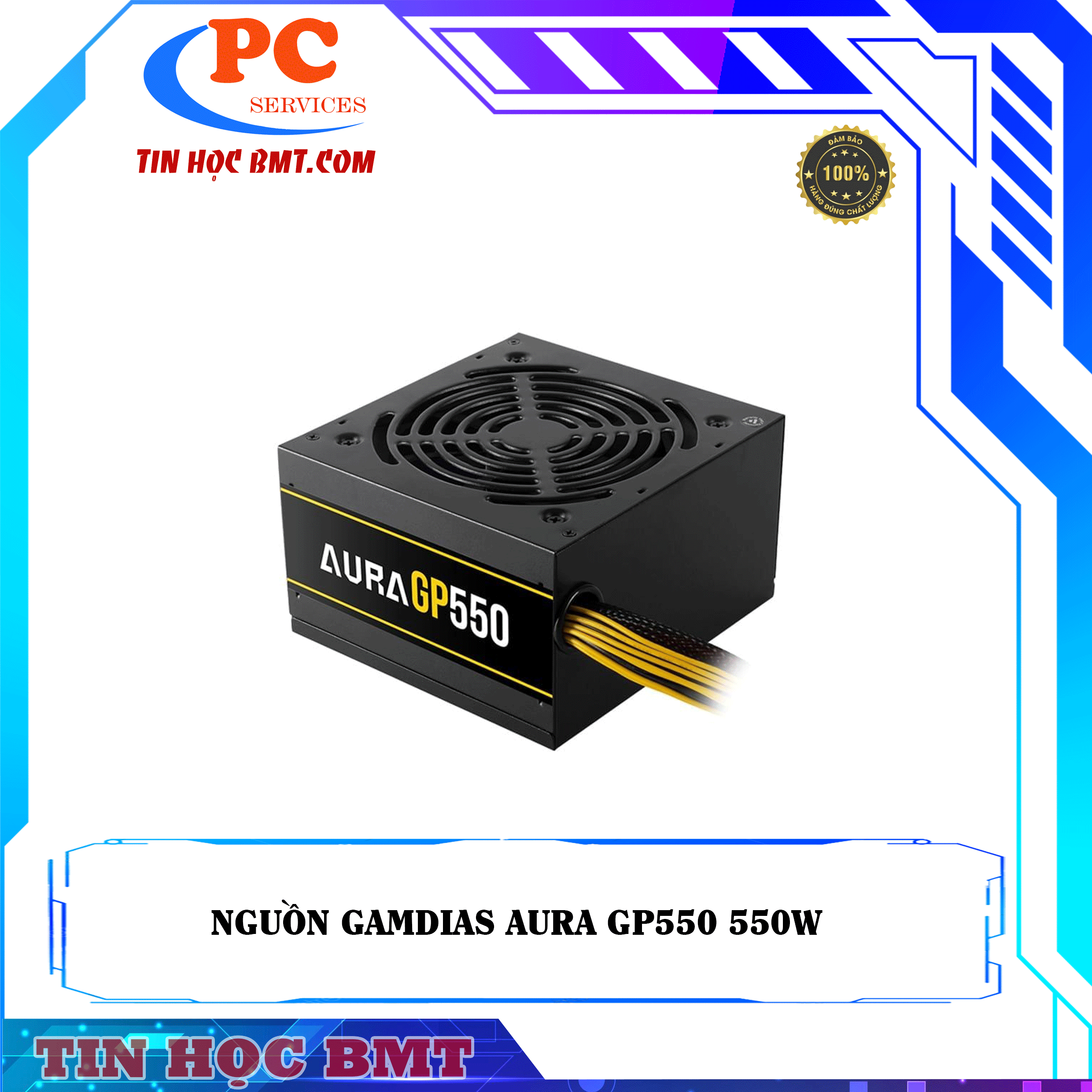 NGUỒN MÁY TÍNH GAMDIAS AURA GP550 550W