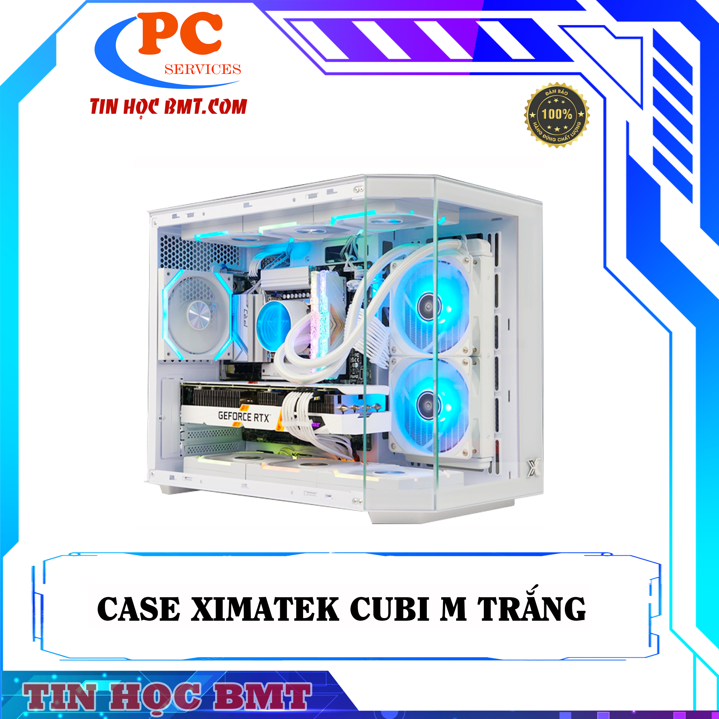 Case Xigmatek Cubi M - Trắng