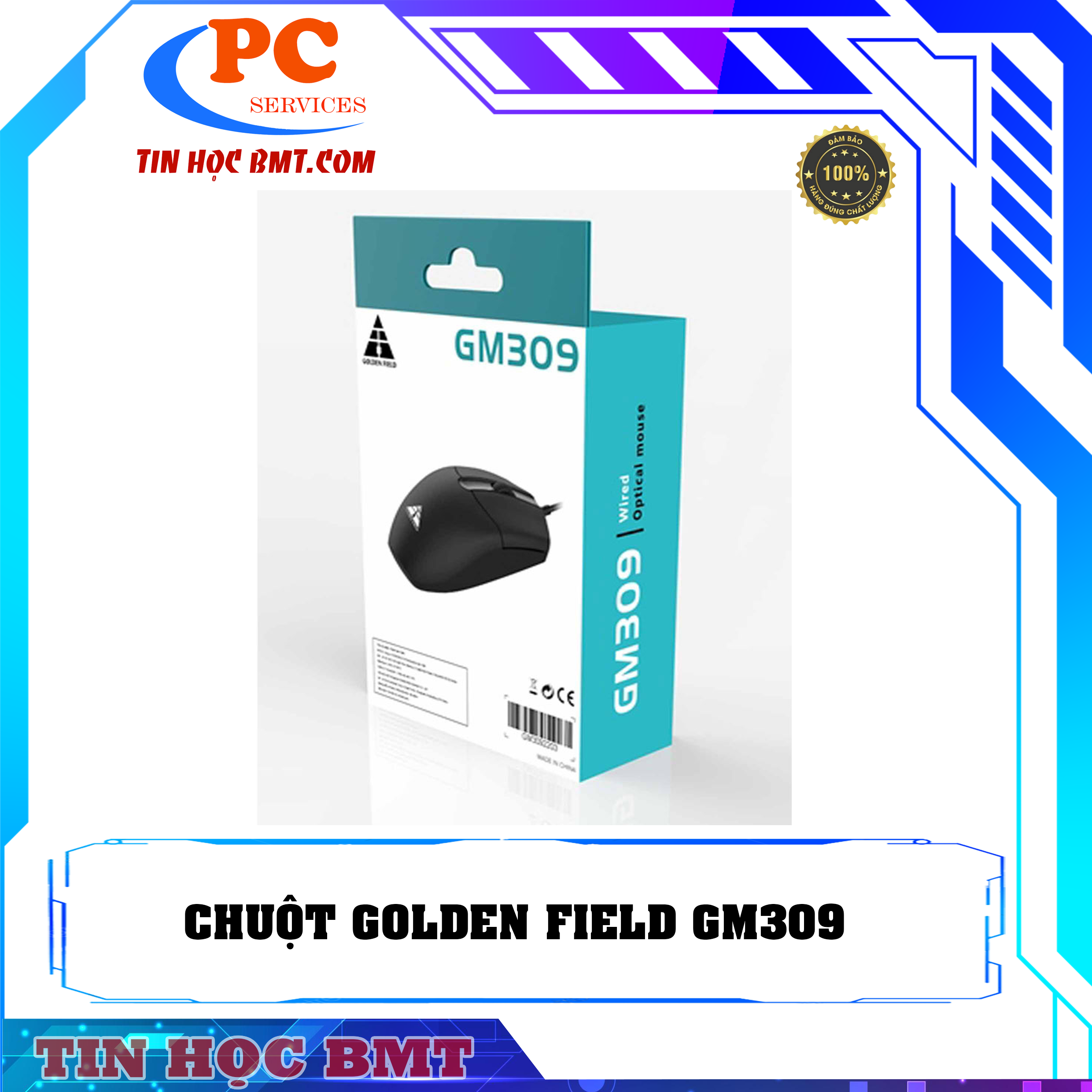 CHUỘT MÁY TÍNH CÓ DÂY GOLDEN FIELD GM309