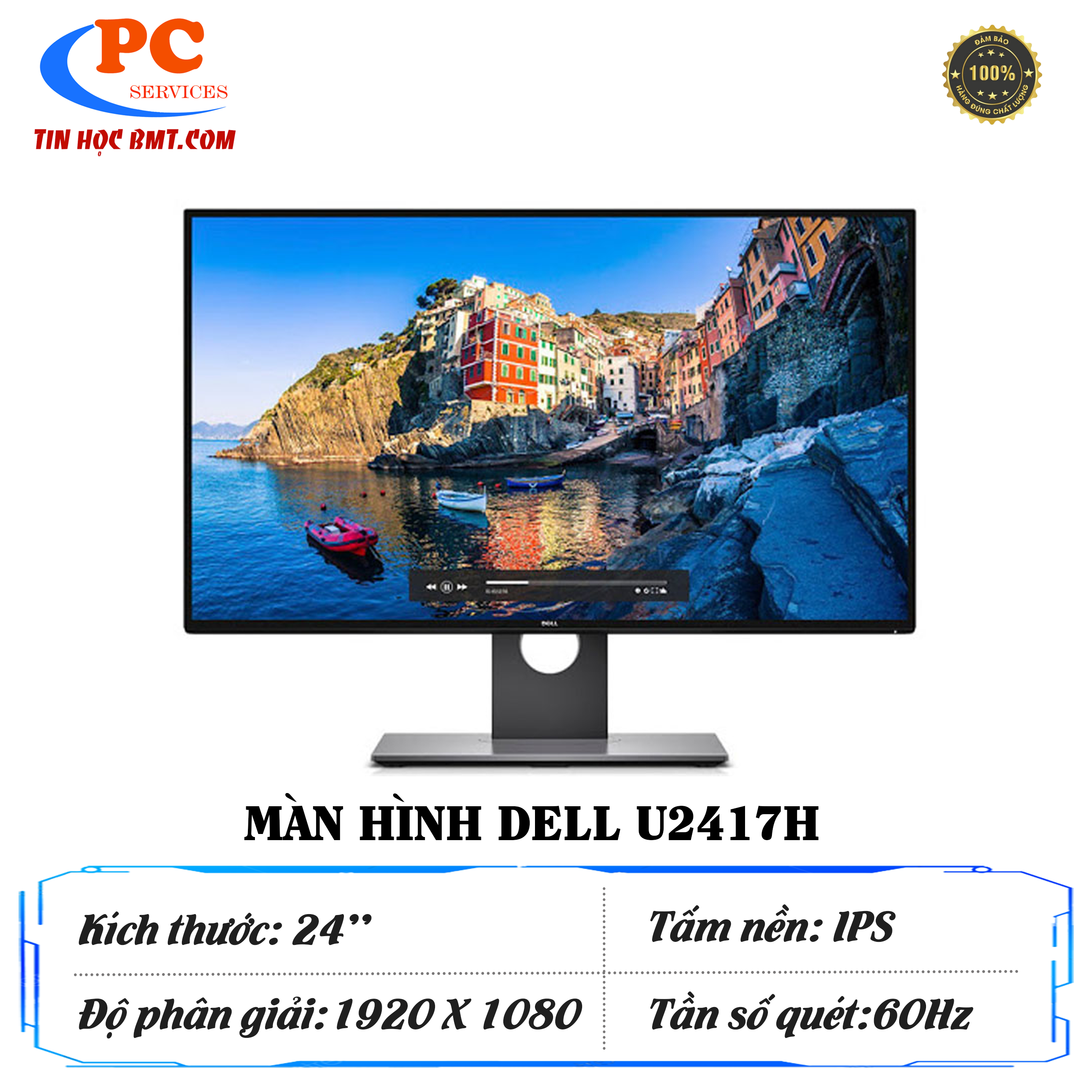 Màn Hình Dell U2417H 24 Inch