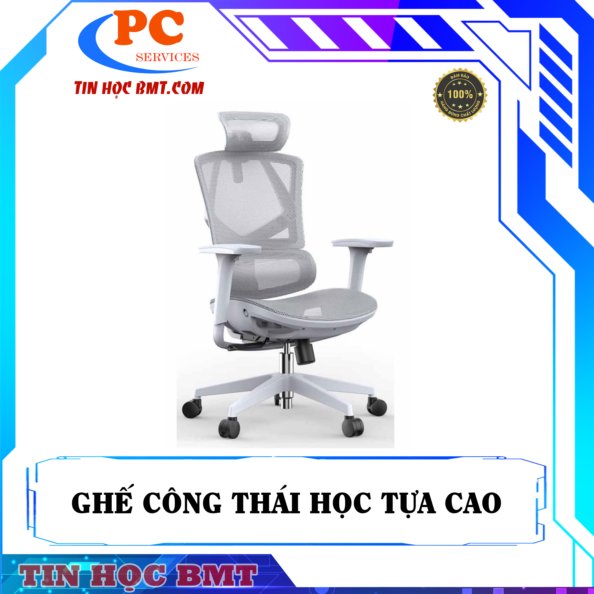 Ghế Công Thái Học tựa lưng cao