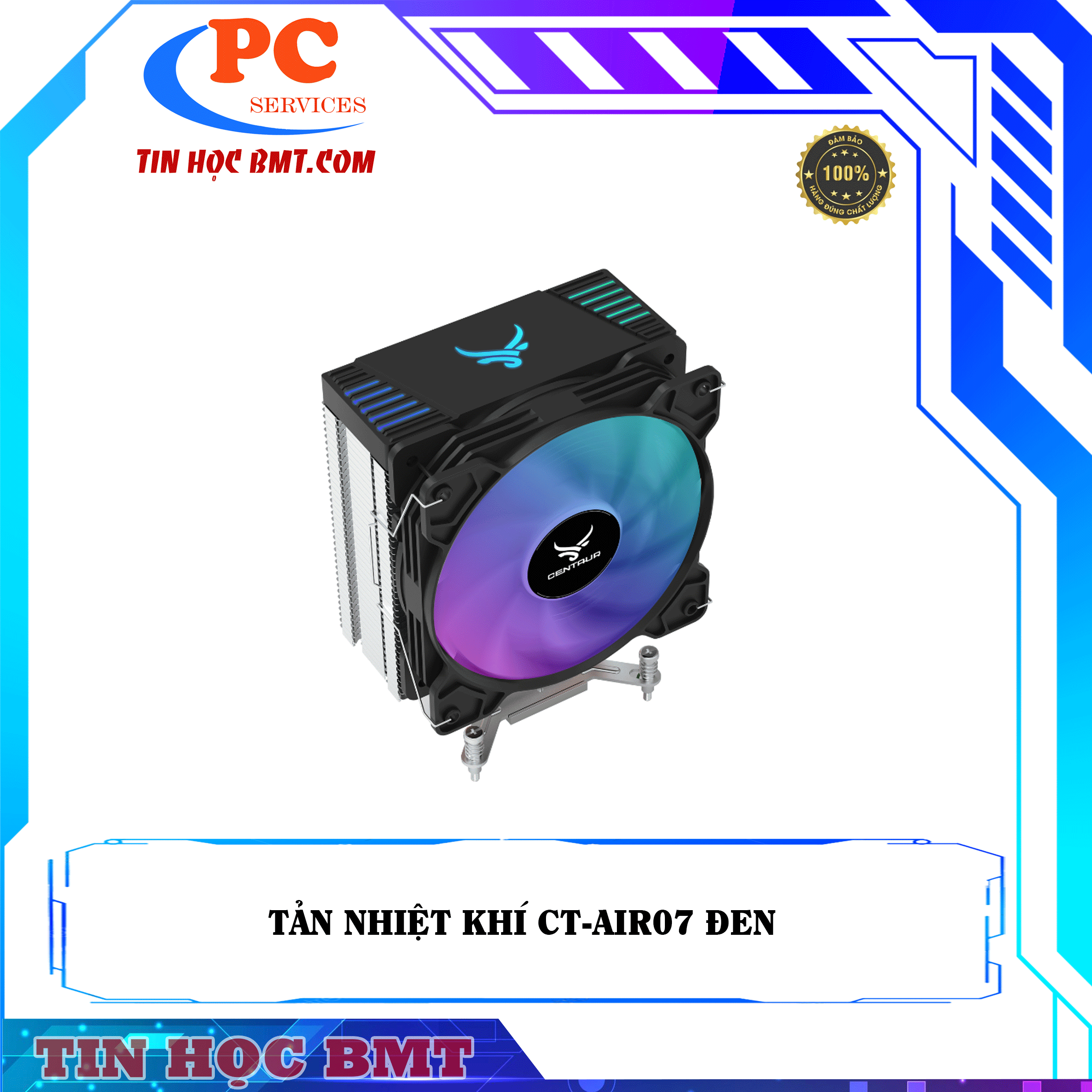 TẢN NHIỆT KHÍ CENTAUR CT-AIR07 - ĐEN 