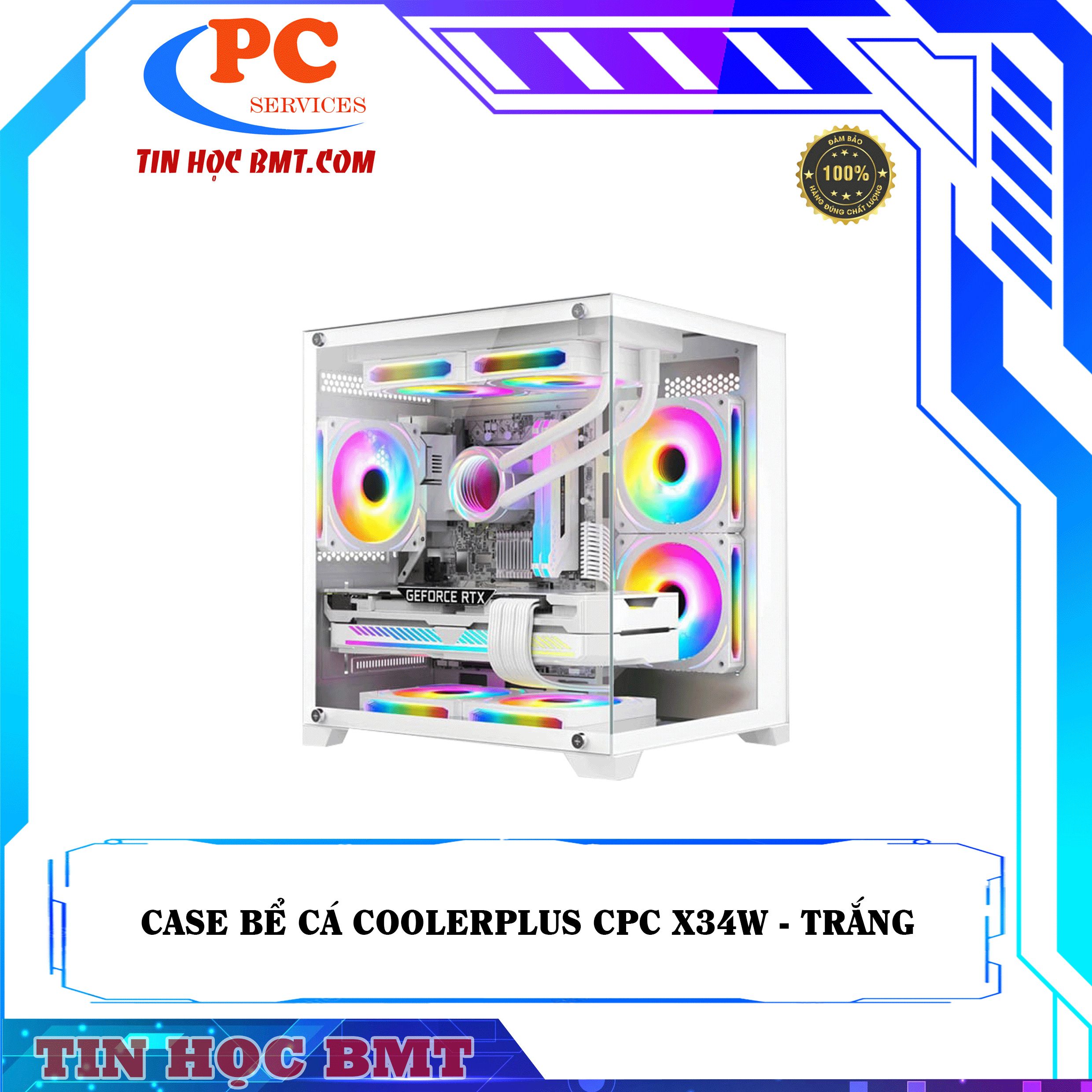 CASE COOLERPLUS CPC X34W - TRẮNG 