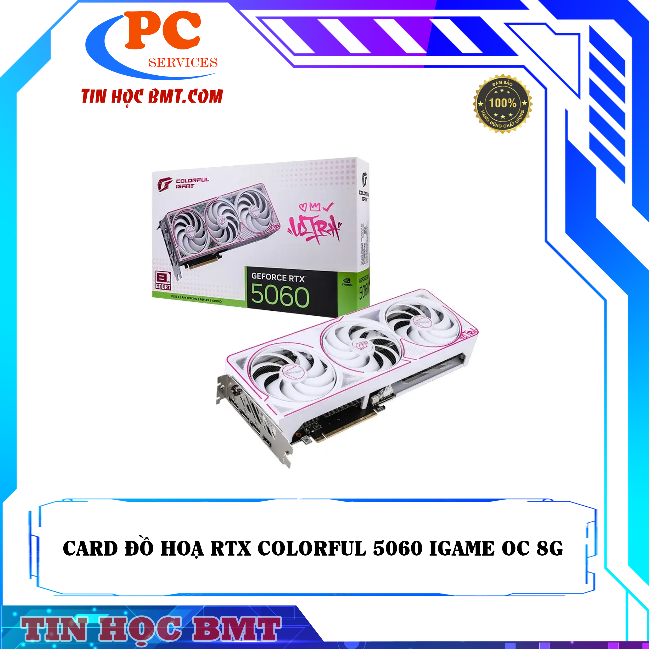 VGA Colorful iGame GeForce RTX 5060 Ultra W OC 8GB-V (3Fan)