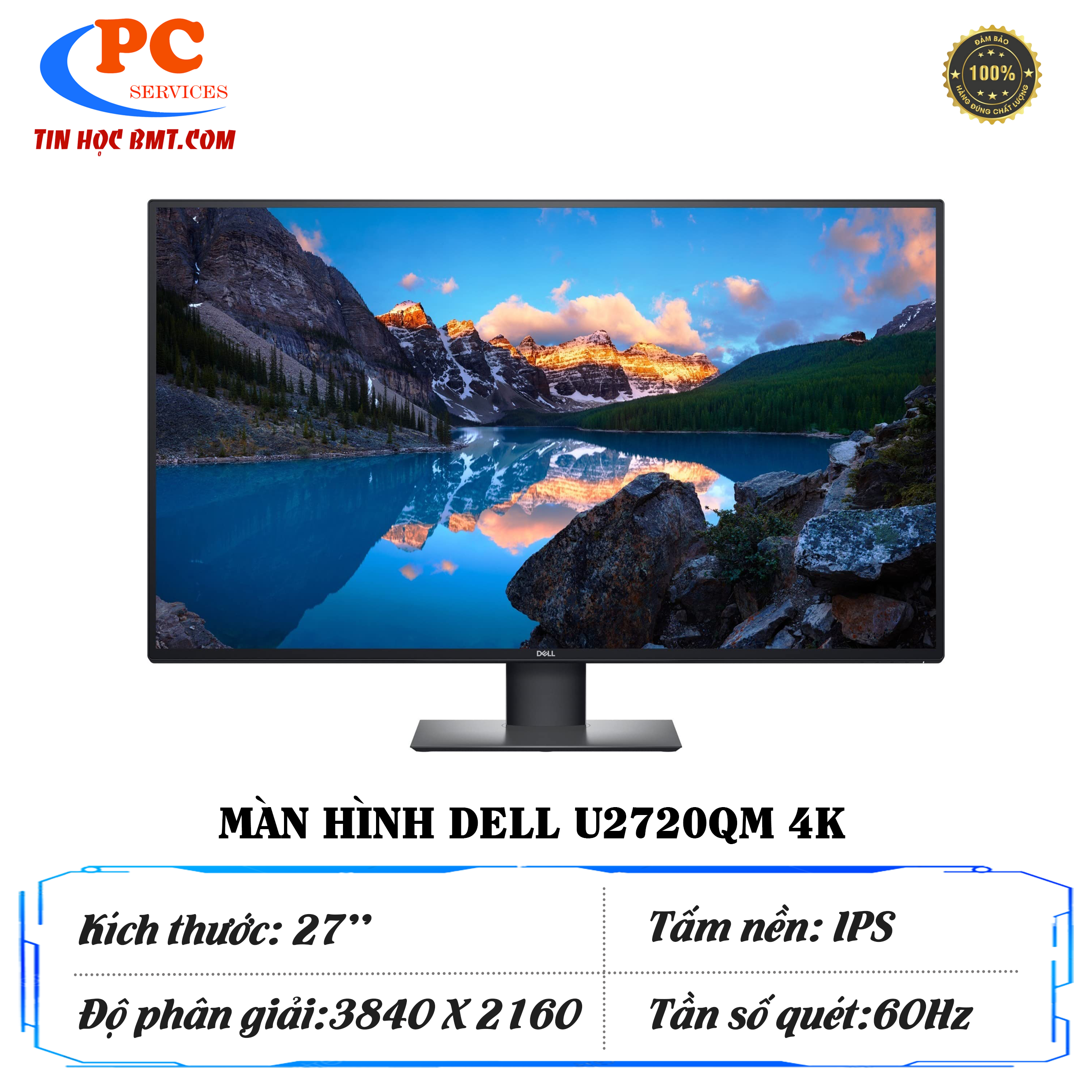 Màn hình Dell UltraSharp U2720Q 27 inch 4K 60Hz