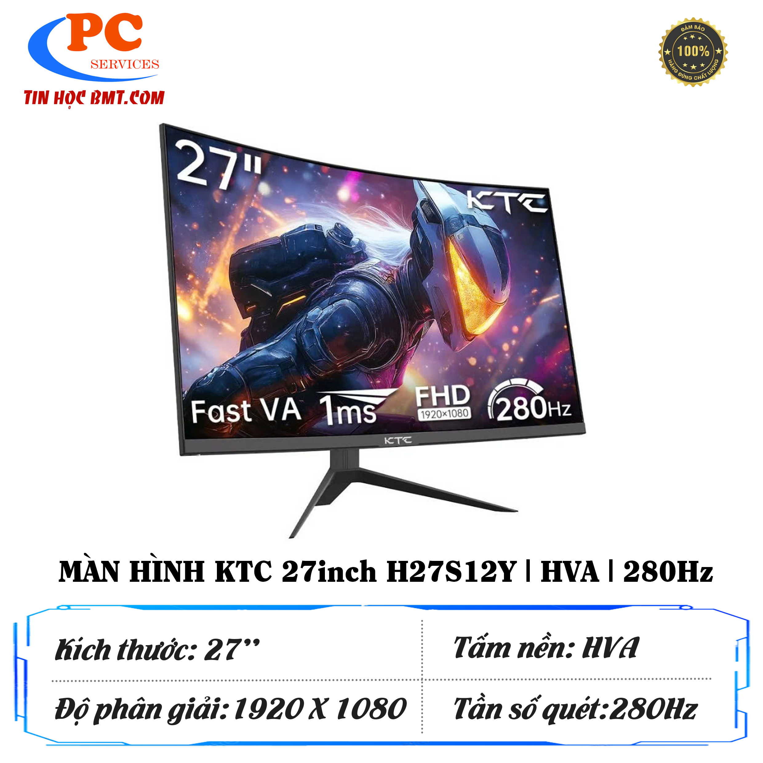 Màn hình cong KTC H27S12Y 27