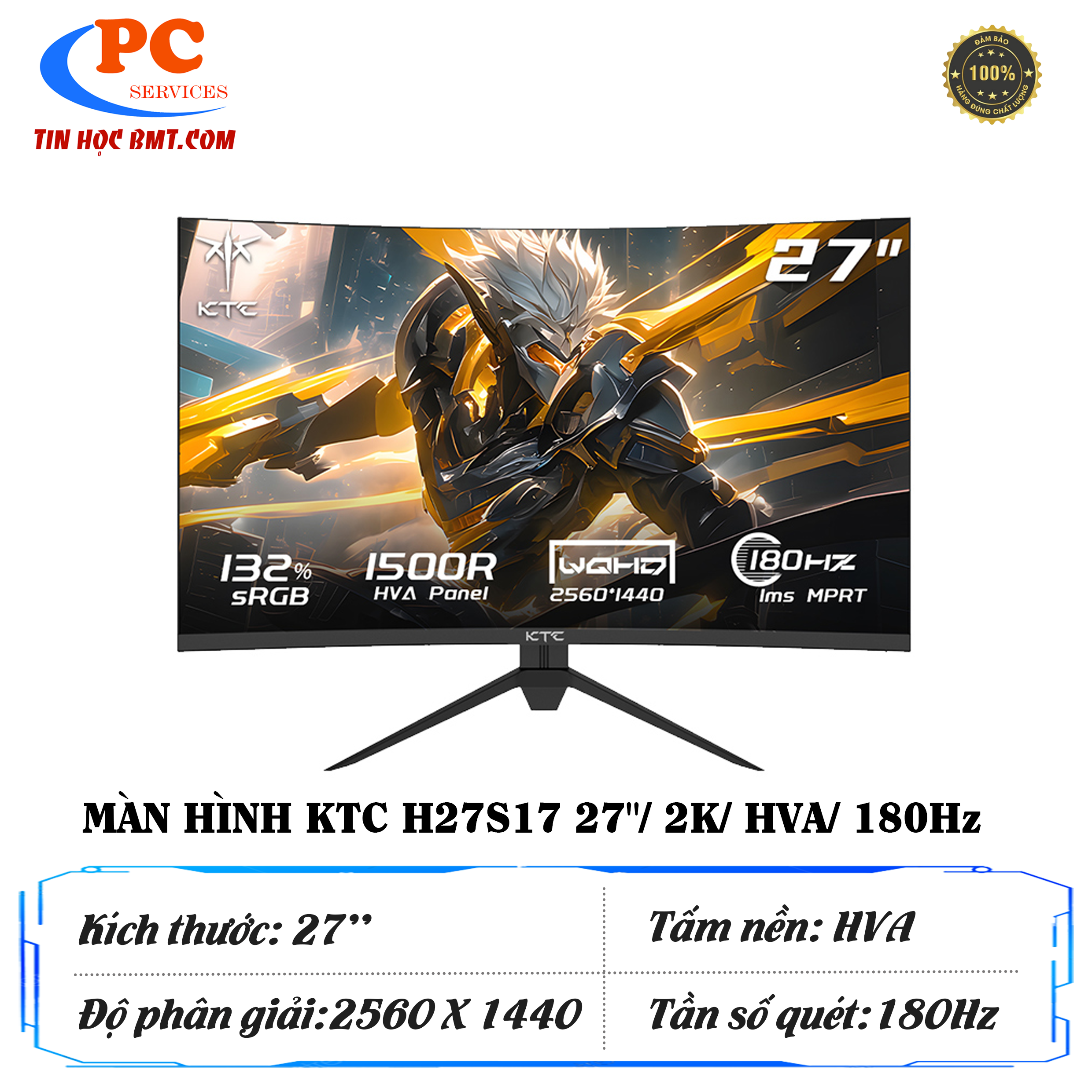 Màn hình cong KTC H27S17 27