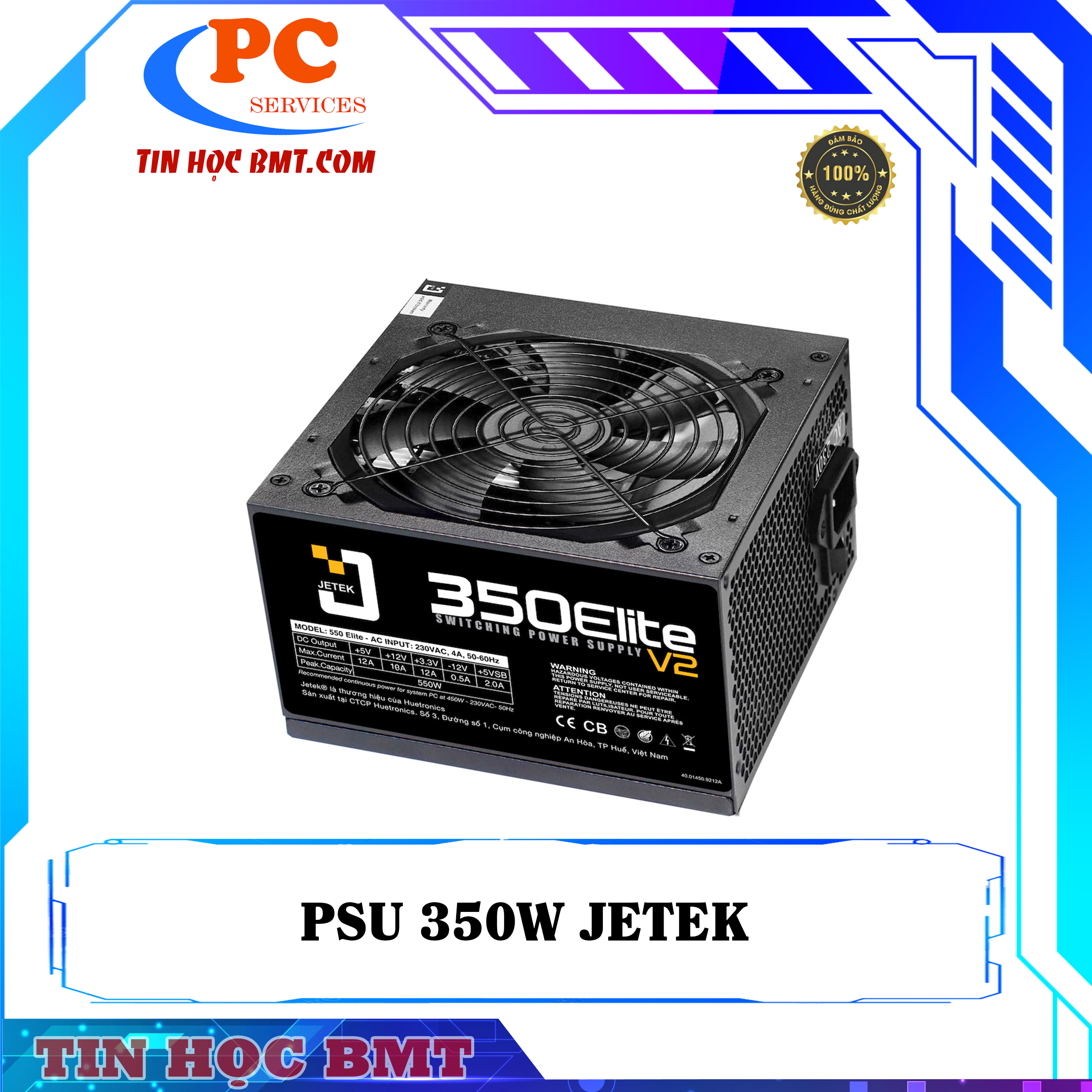 NGUỒN MÁY TÍNH Jetek Elite 350W