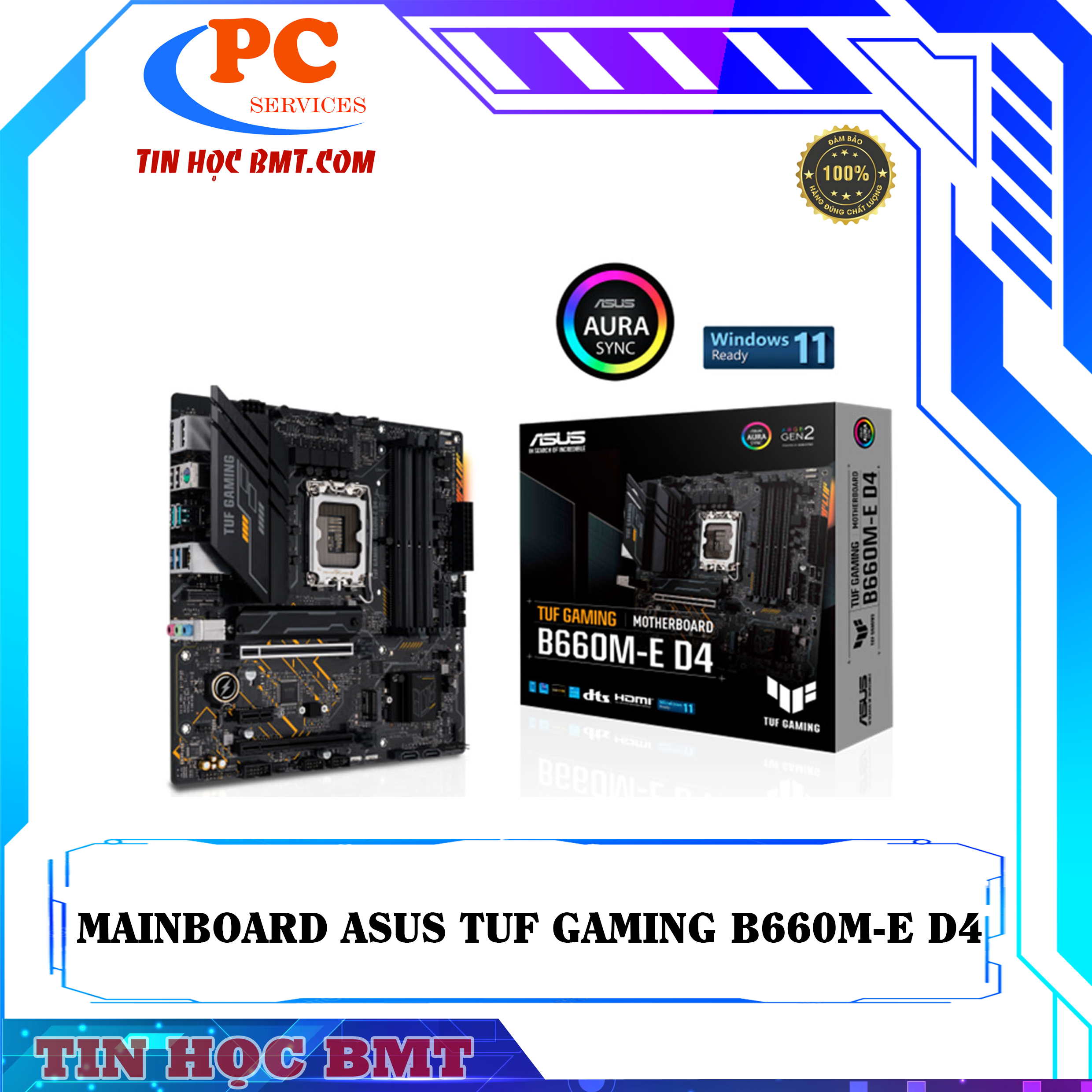 Mainboard Asus TUF GAMING B660M-E D4