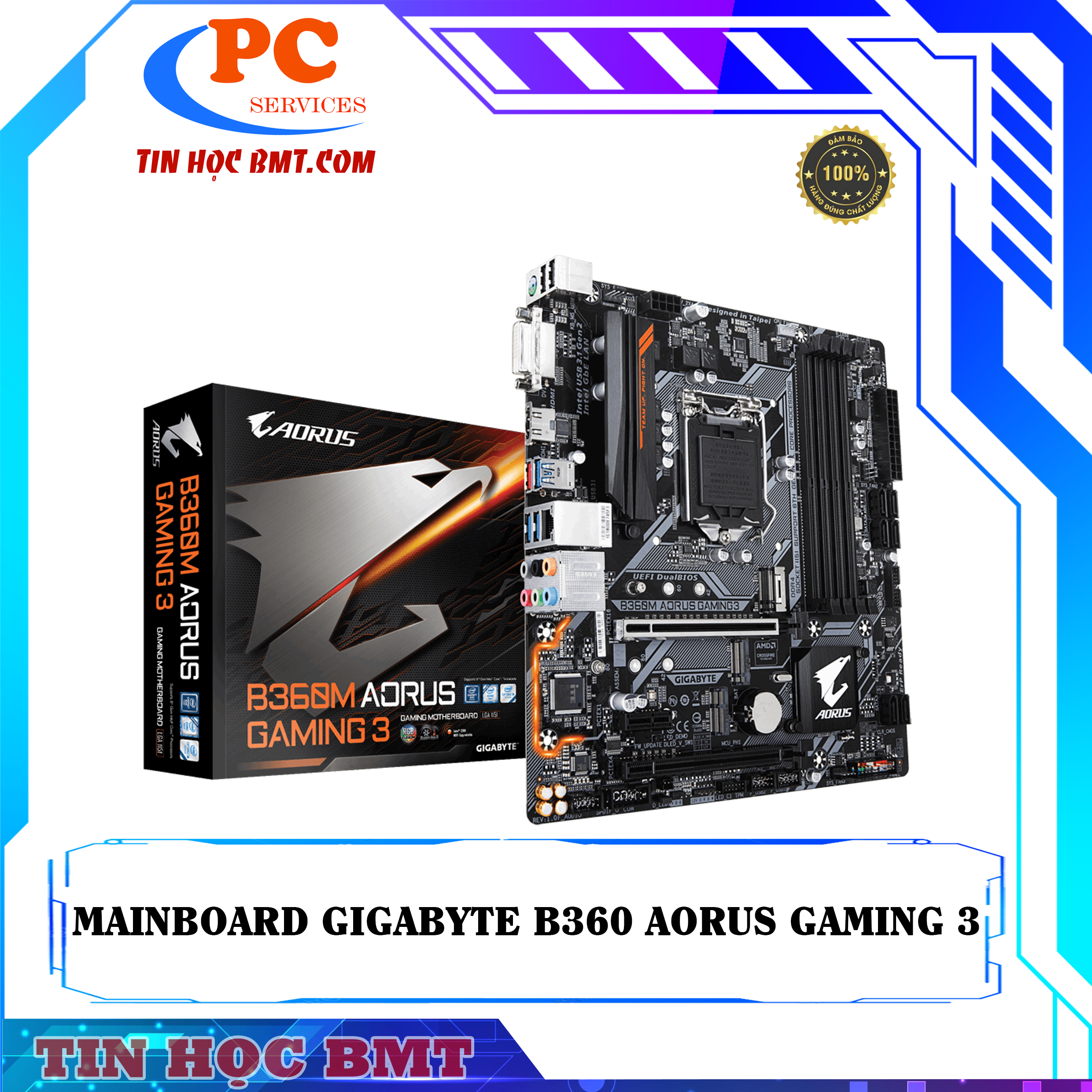 Mainboard GIGABYTE B360 AORUS GAMING 3